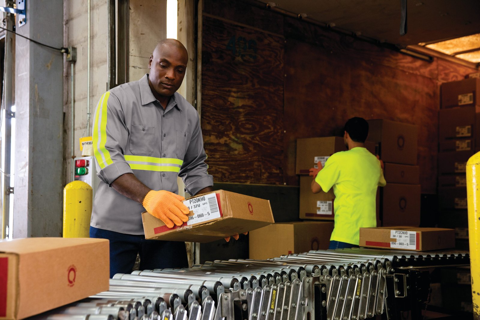 Long Sleeve Enhanced Visibility Cotton Work Shirt - Image 5