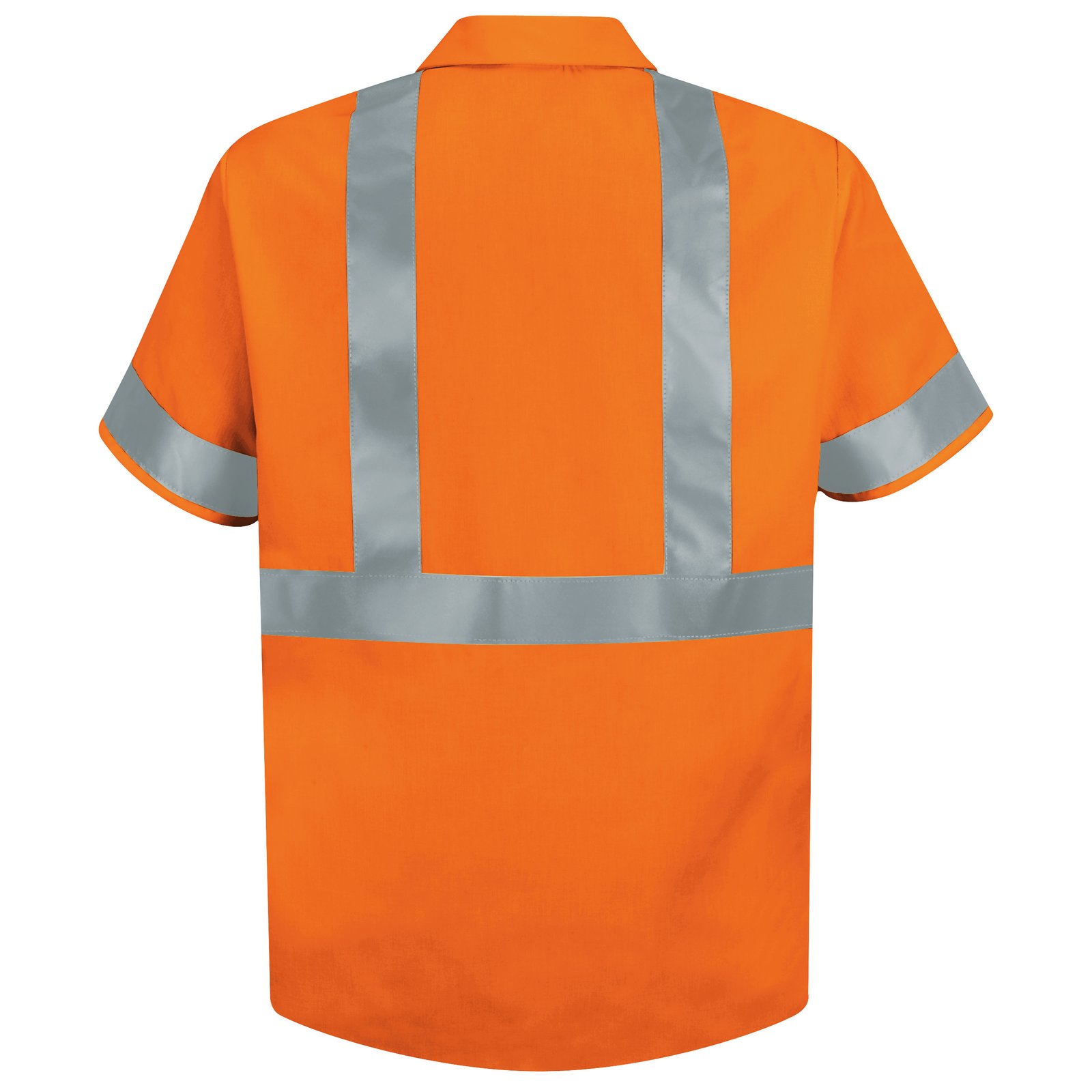 Men’s Hi-Visibility Orange Short Sleeve Work Shirt – Type R, Class 2