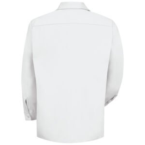 Men's Long Sleeve Wrinkle-Resistant Cotton Work Shirt