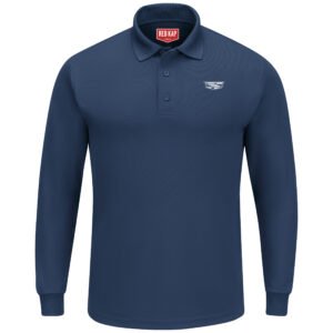 Cadillac® Men's Performance Knit Long Sleeve Core Polo