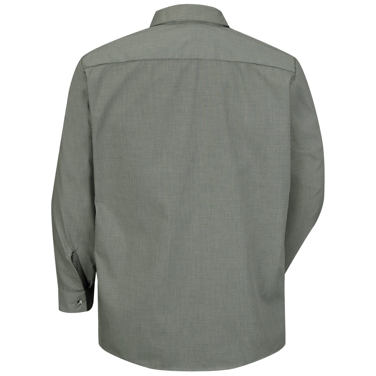 Men’s Long Sleeve Microcheck Uniform Shirt