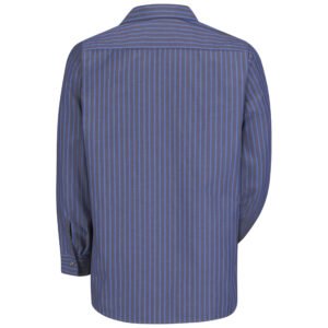 Men's Long Sleeve Industrial Stripe Work Shirt
