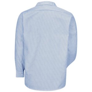 Men's Long Sleeve Industrial Stripe Work Shirt