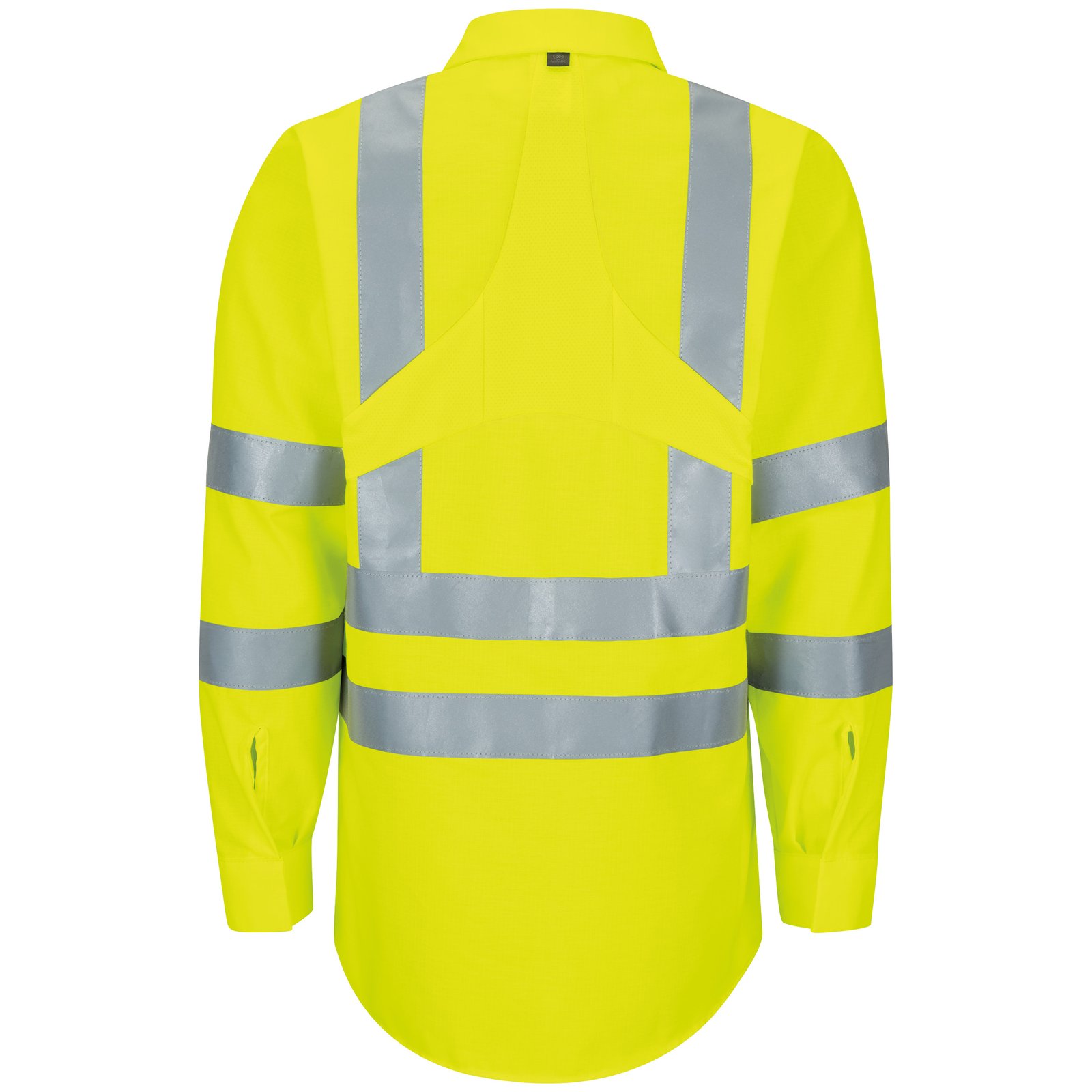 Long Sleeve Hi-Visibility Ripstop Work Shirt with MIMIX® + OilBlok, Type R Class 3