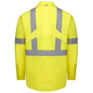 Long Sleeve Hi-Visibility Ripstop Work Shirt with MIMIX® + OilBlok, Type R Class 2