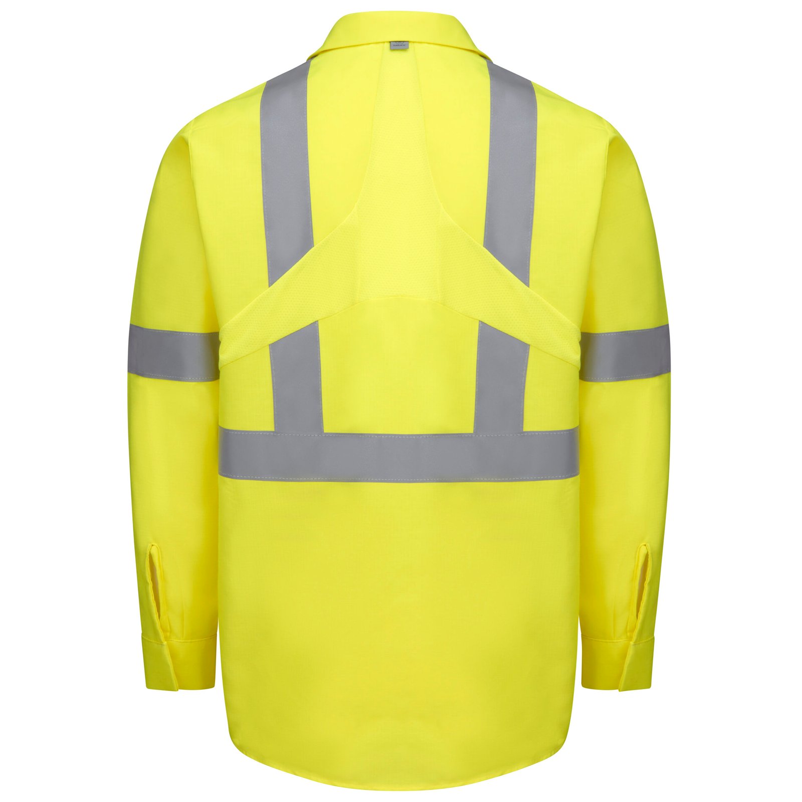 Long Sleeve Hi-Visibility Ripstop Work Shirt with MIMIX® + OilBlok, Type R Class 2