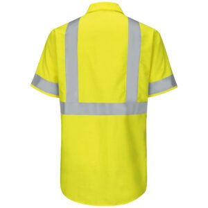 Men's Hi-Visibility Short Sleeve Ripstop Work Shirt - Type R, Class 2