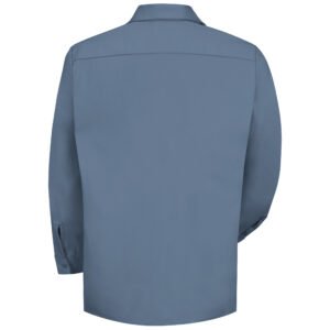 Men's Long Sleeve Wrinkle-Resistant Cotton Work Shirt