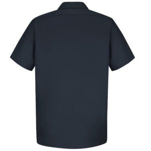 Men's Short Sleeve Wrinkle-Resistant Cotton Work Shirt