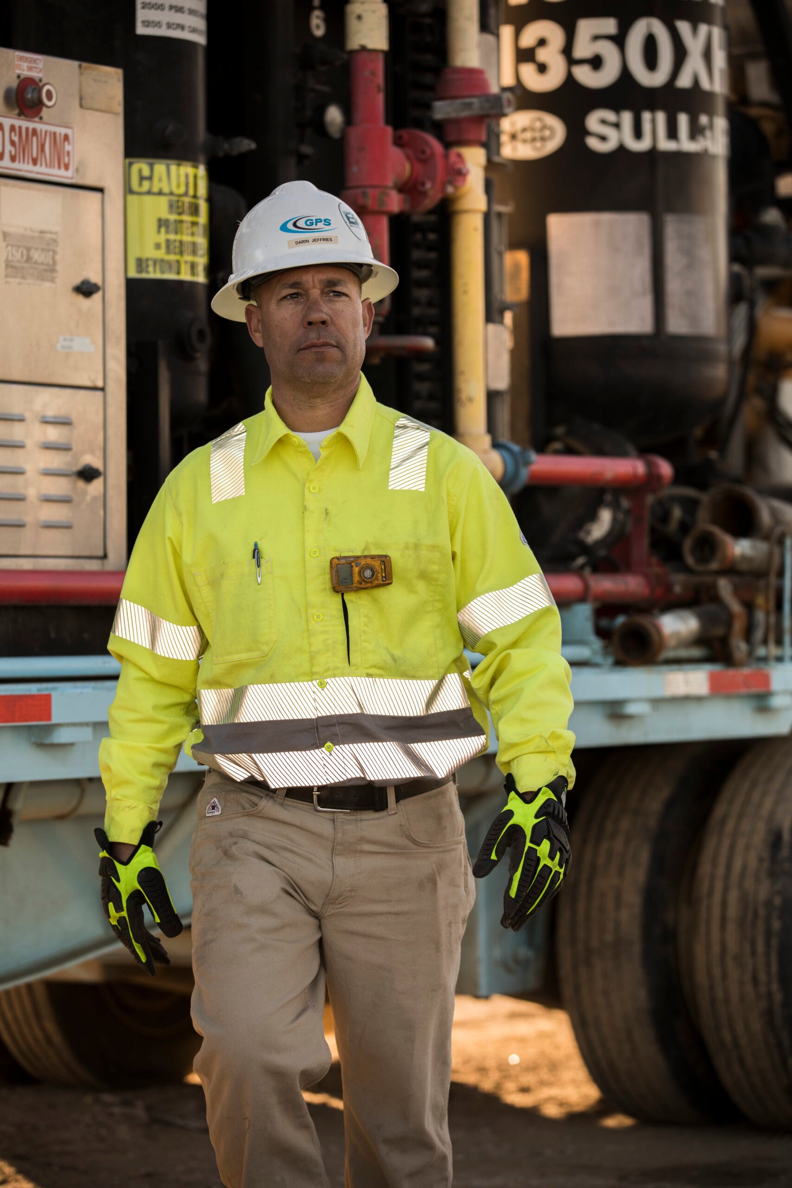 Men's Hi-Visibility Color-Block Uniform Shirt - Image 6