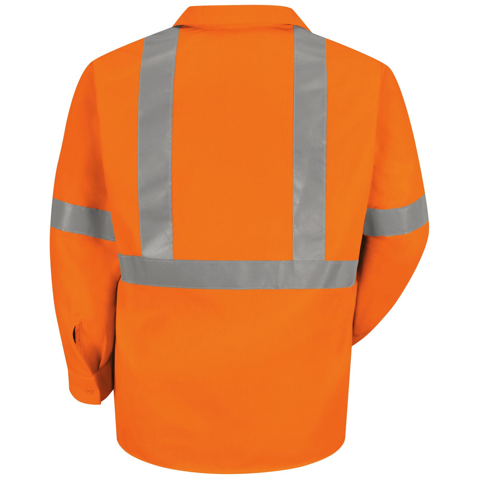 Men’s Hi-Visibility Orange Long Sleeve Work Shirt – Type R, Class 2