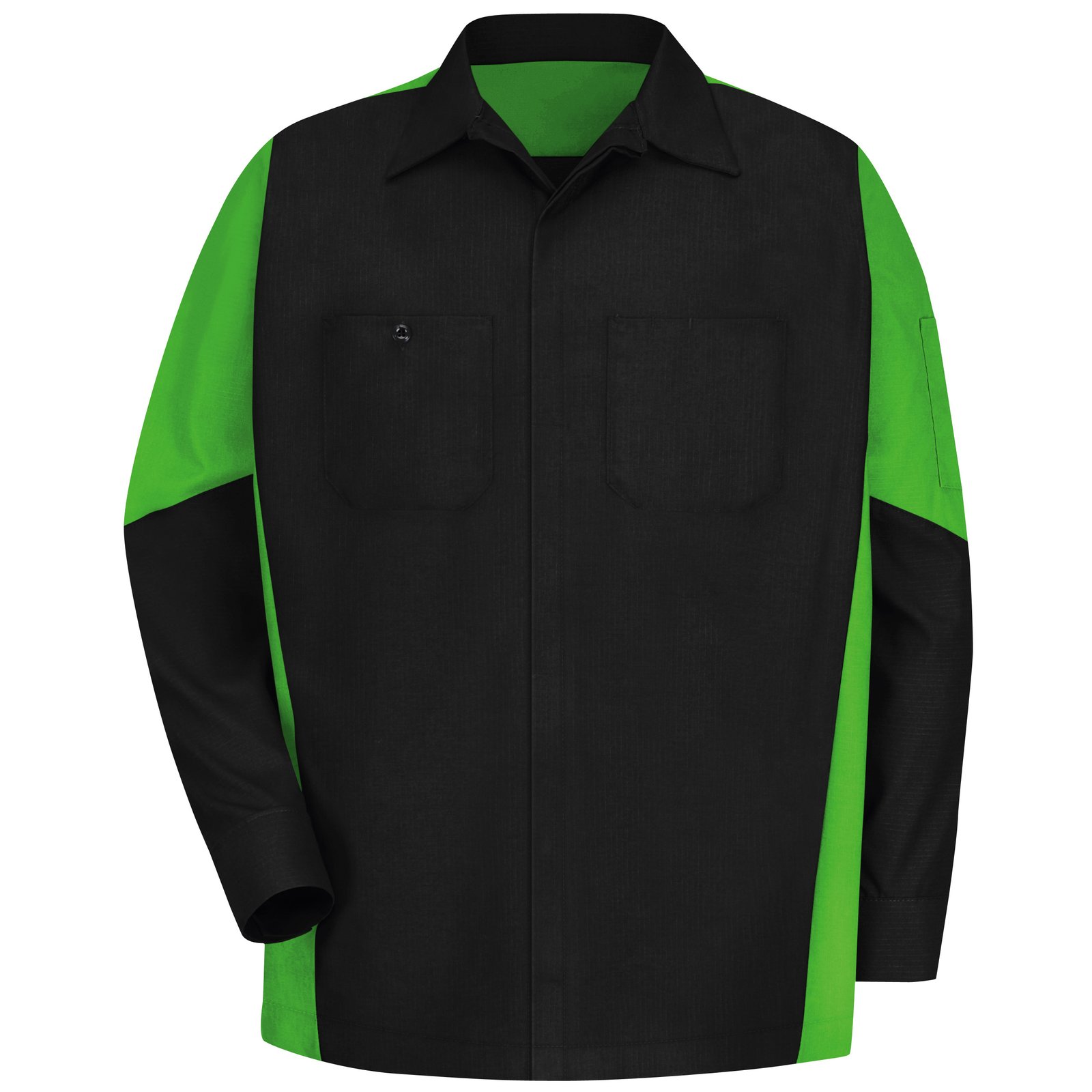 Men's Long Sleeve Two-Tone Crew Shirt - Image 2