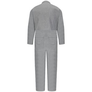 Snap-Front Cotton Herringbone Coverall