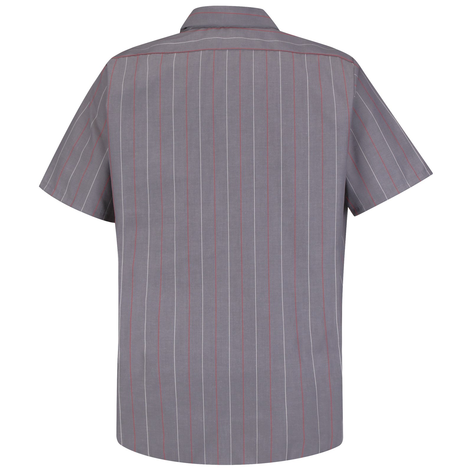 Men’s Short Sleeve Industrial Stripe Work Shirt