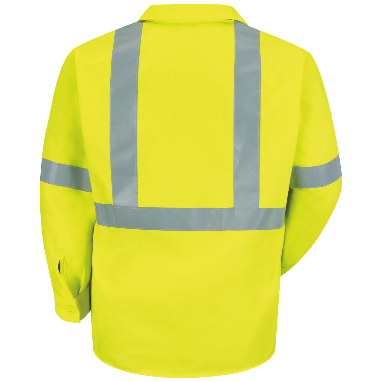 Men’s Hi-Visibility Yellow Long Sleeve Work Shirt – Type R, Class 2