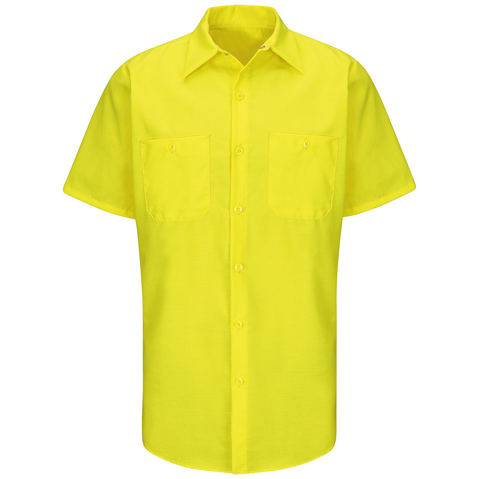 Short Sleeve Enhanced Visibility Ripstop Work Shirt - Image 2
