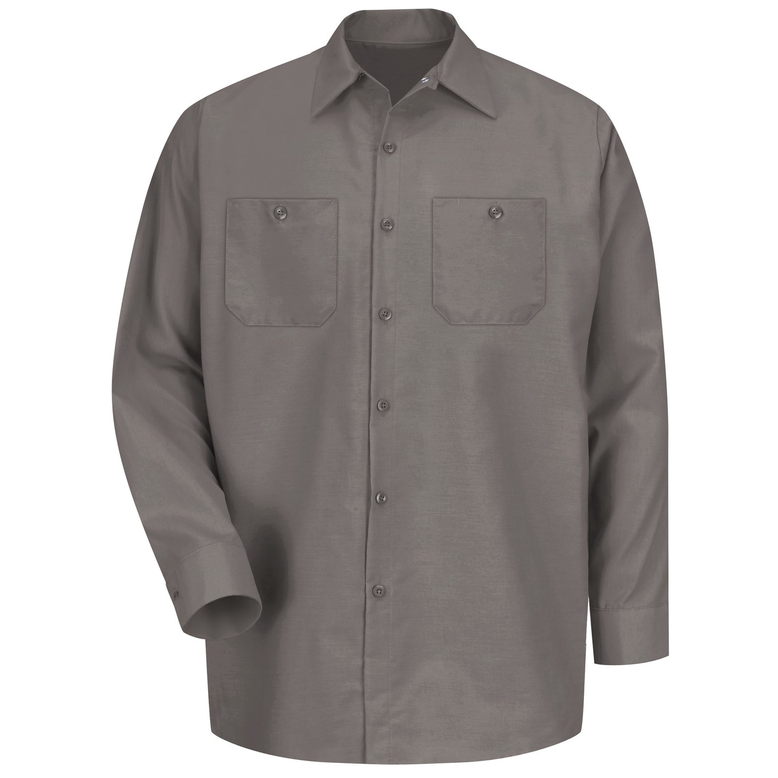 Men's Long Sleeve Industrial Work Shirt - Image 2