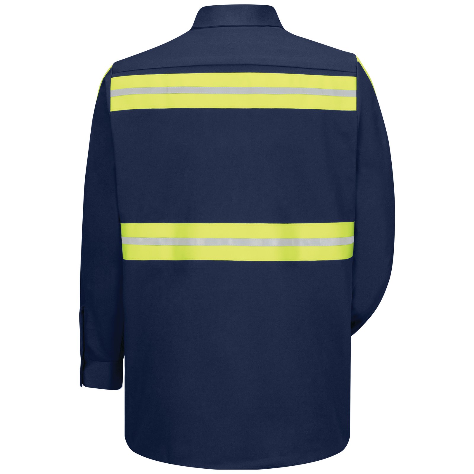Long Sleeve Enhanced Visibility Cotton Work Shirt