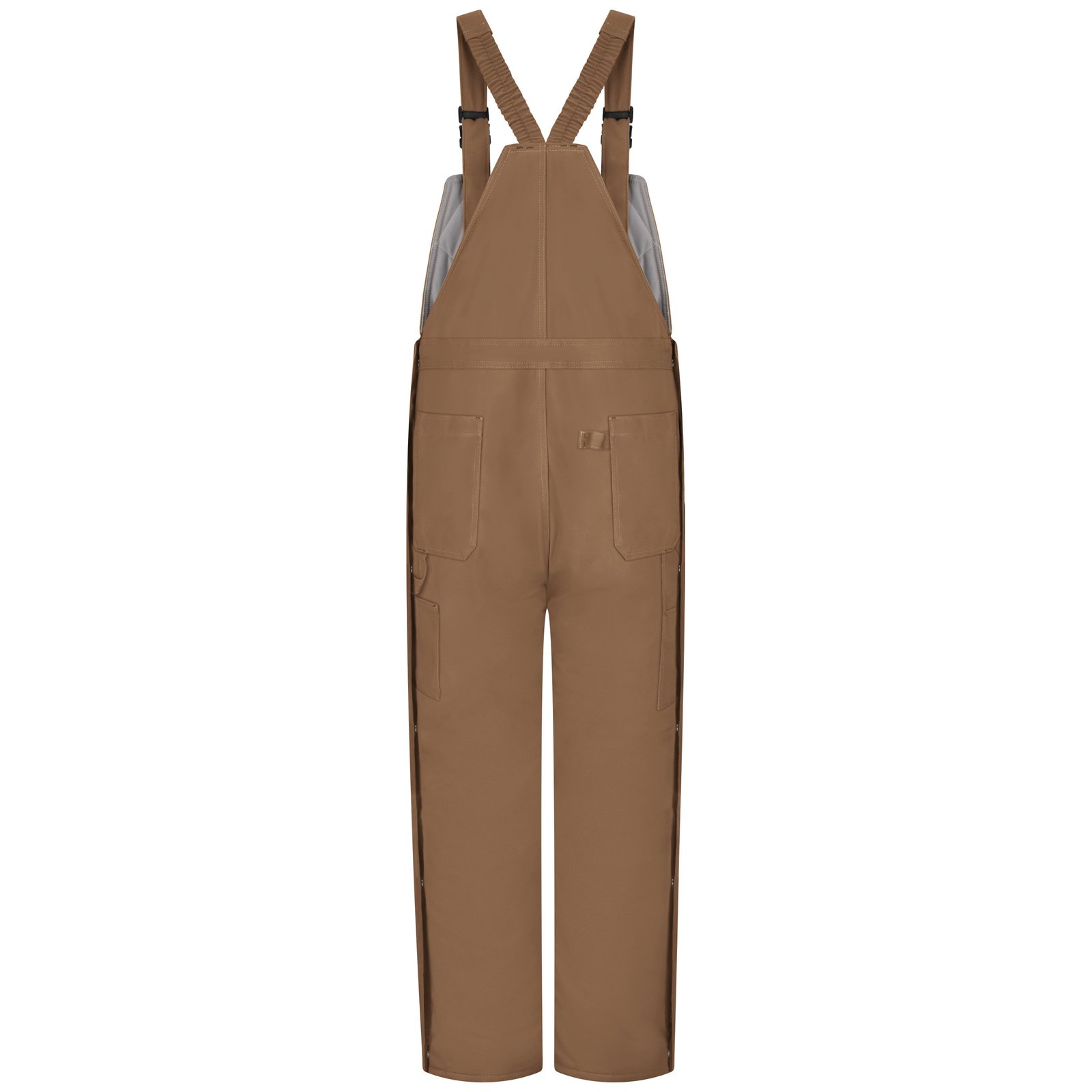 Men's Heavyweight Excel FR® ComforTouch® Deluxe Insulated Brown Duck Bib Overall