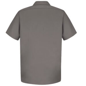 Men's Short Sleeve Wrinkle-Resistant Cotton Work Shirt