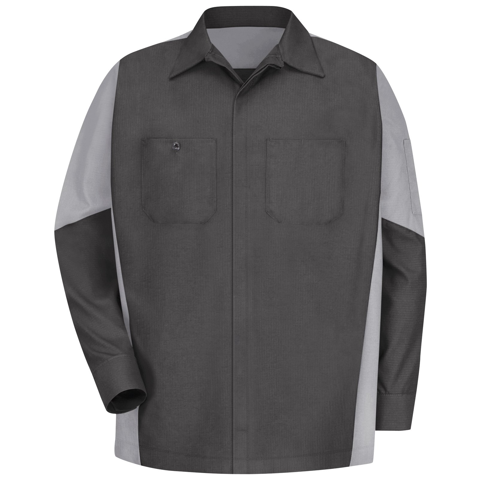 Men's Long Sleeve Two-Tone Crew Shirt - Image 2