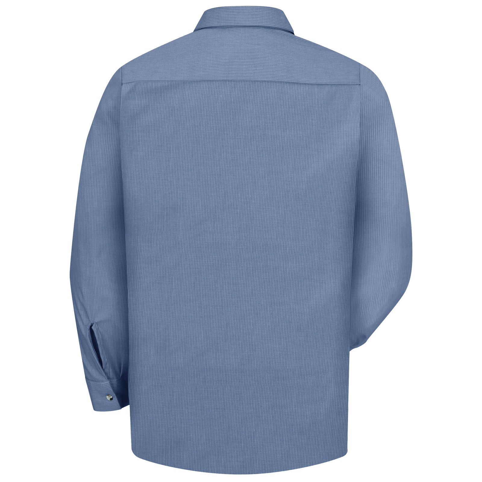Men’s Long Sleeve Geometric Microcheck Work Shirt