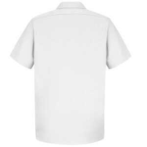 Men's Short Sleeve Wrinkle-Resistant Cotton Work Shirt