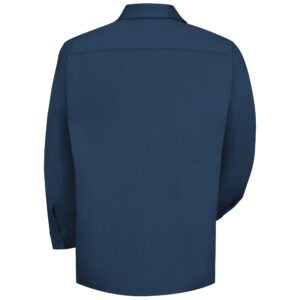Men's Long Sleeve Wrinkle-Resistant Cotton Work Shirt