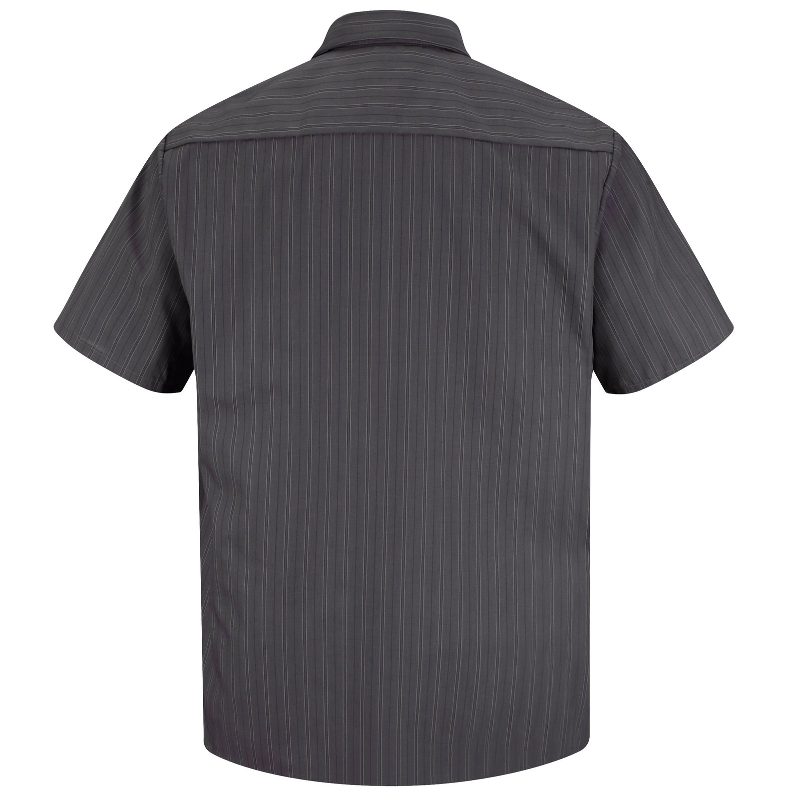 Men’s Short Sleeve Striped Work Shirt