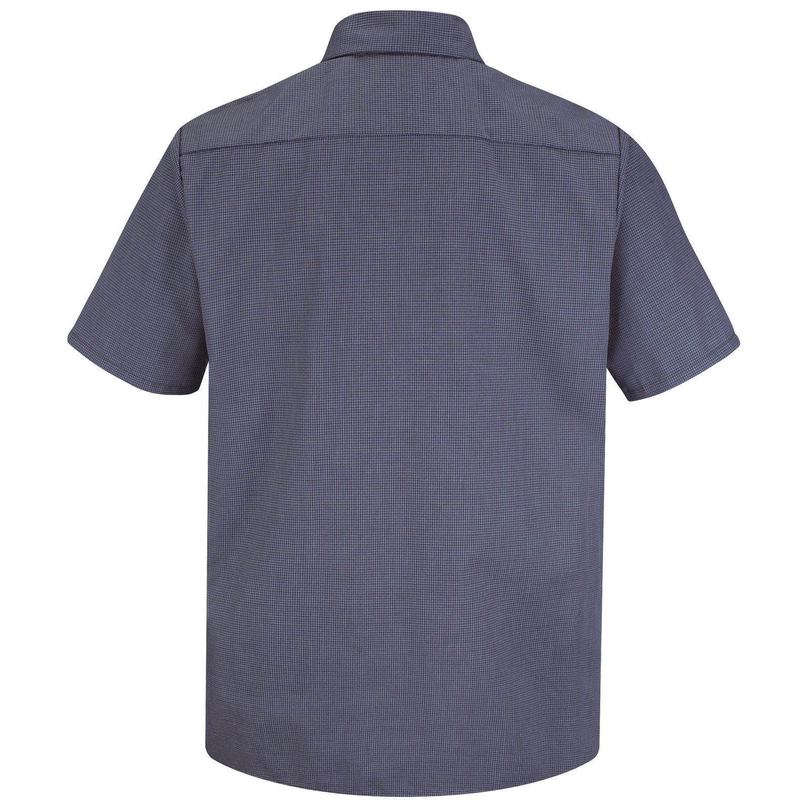 Men’s Short Sleeve Microcheck Uniform Shirt