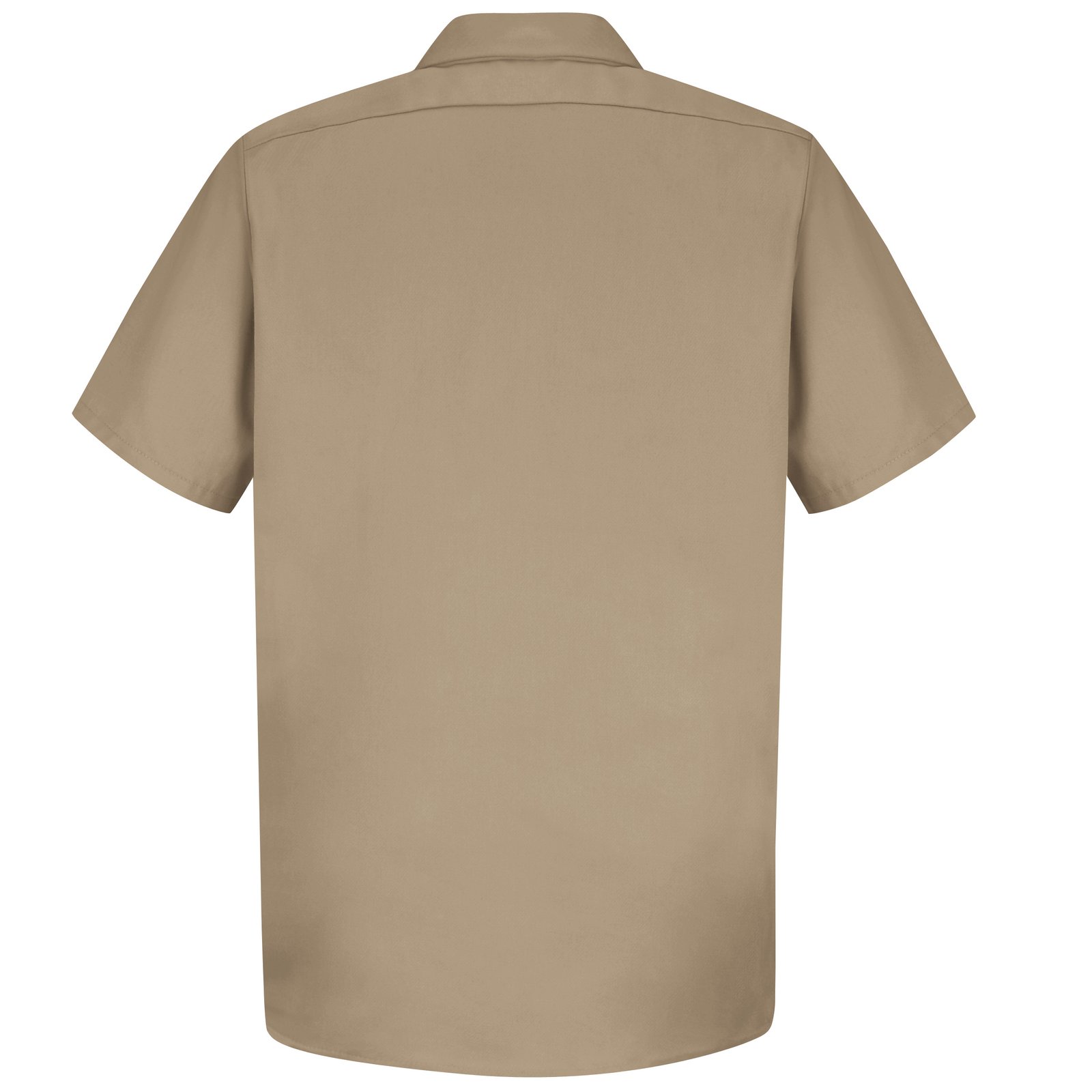 Men's Short Sleeve Wrinkle-Resistant Cotton Work Shirt