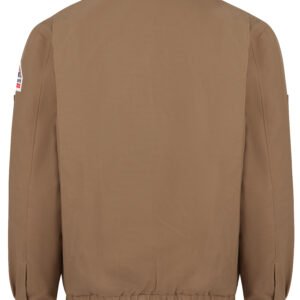 Brown Duck Lined Bomber Jacket