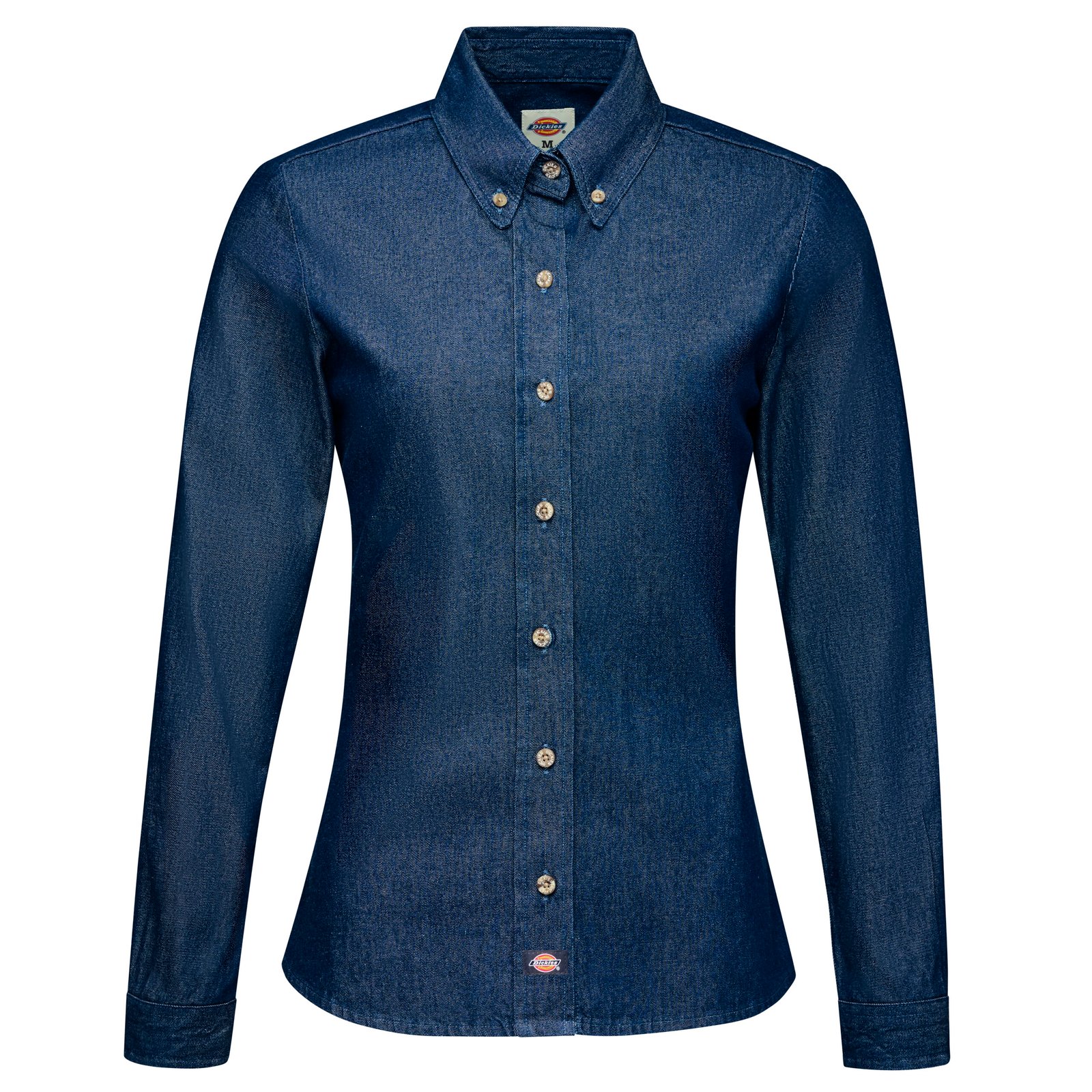 Women's Denim Long Sleeve Work Shirt - Image 2