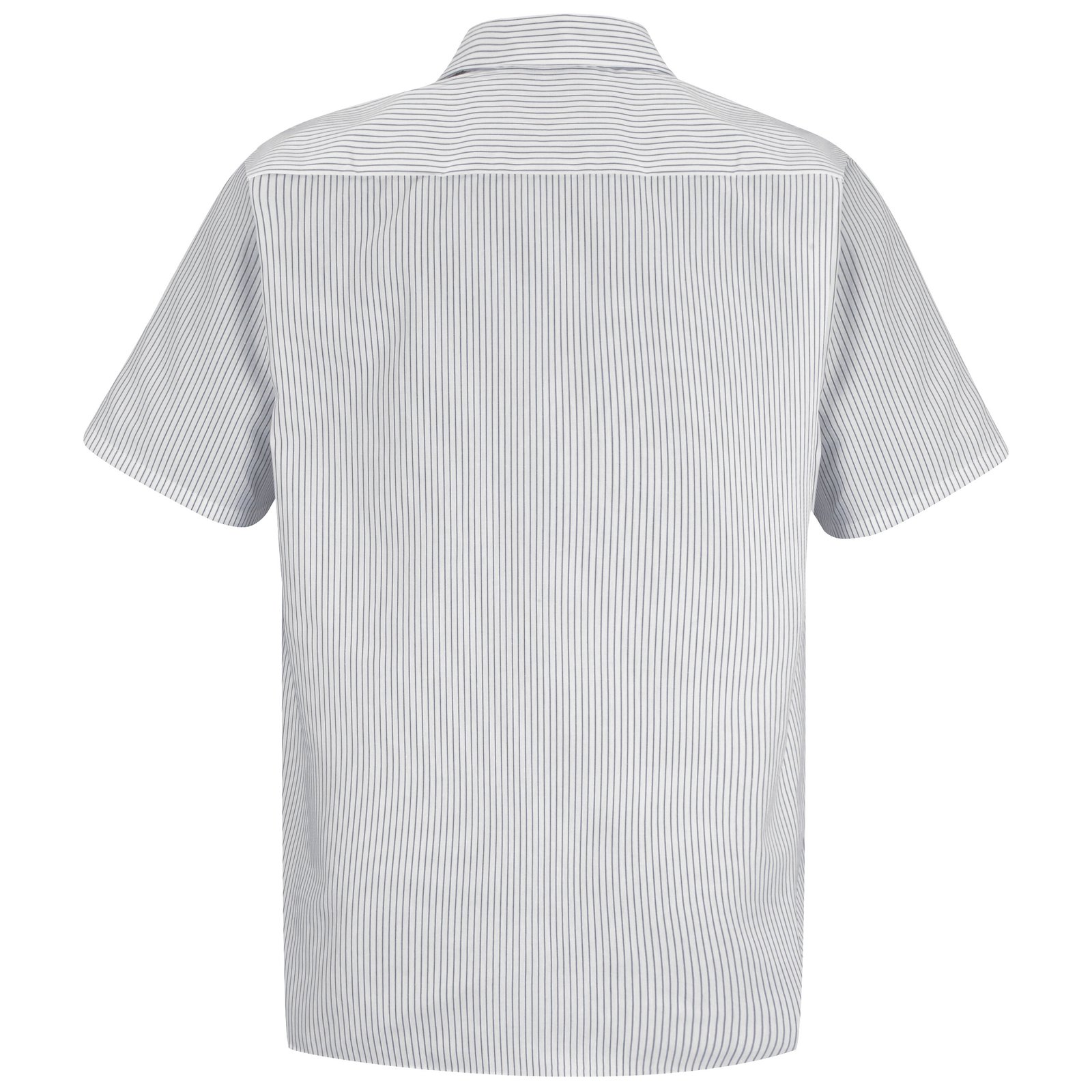 Men’s Short Sleeve Striped Work Shirt