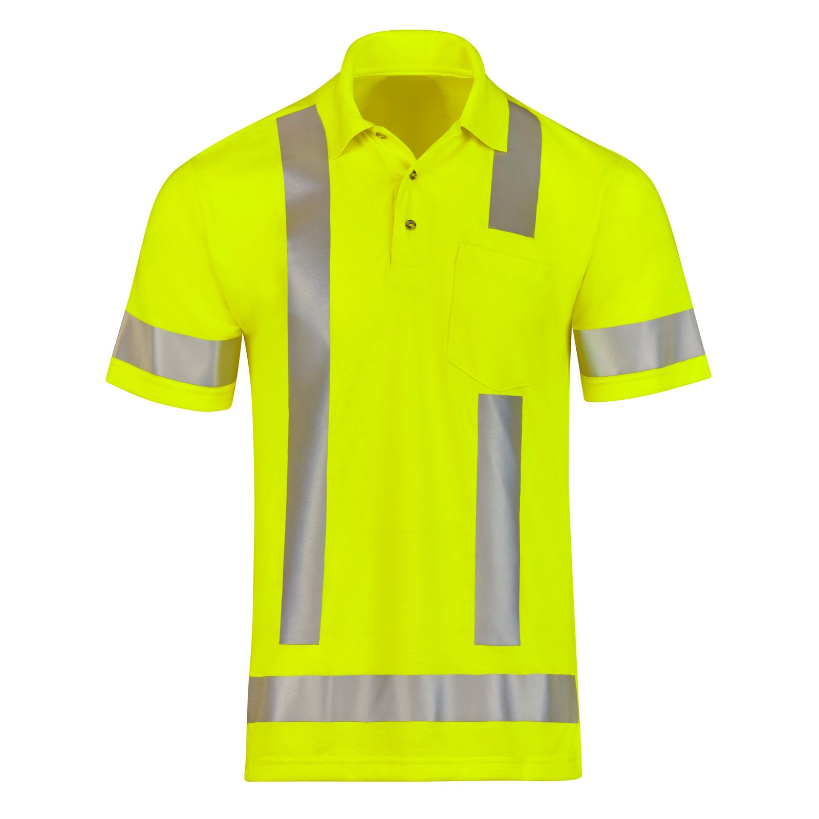 Men's Hi-Visibility Performance Core Polo, Type R Class 3 - Image 2