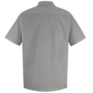 Men's Short Sleeve Specialized Pocketless Work Shirt