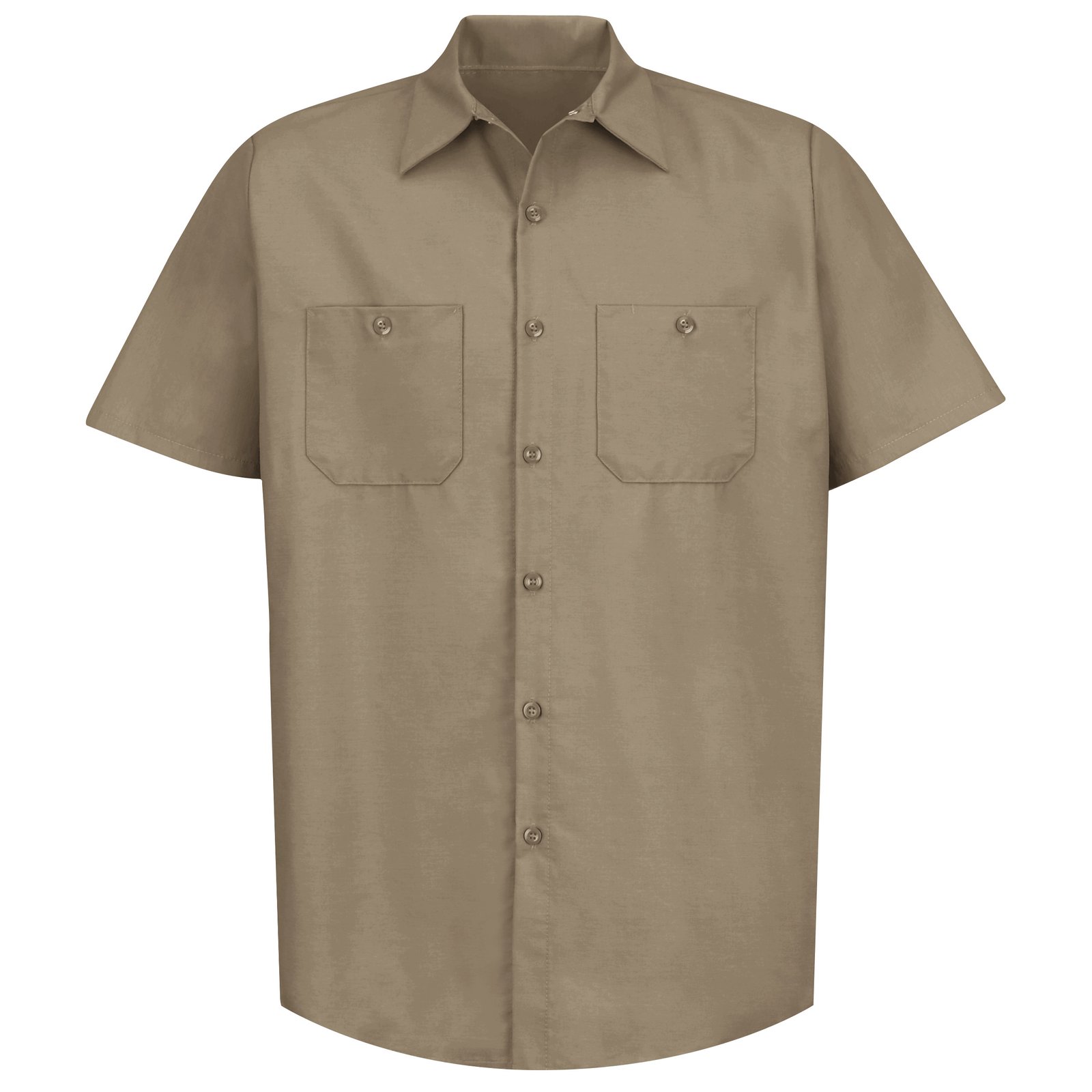 Men's Short Sleeve Industrial Work Shirt - Image 2