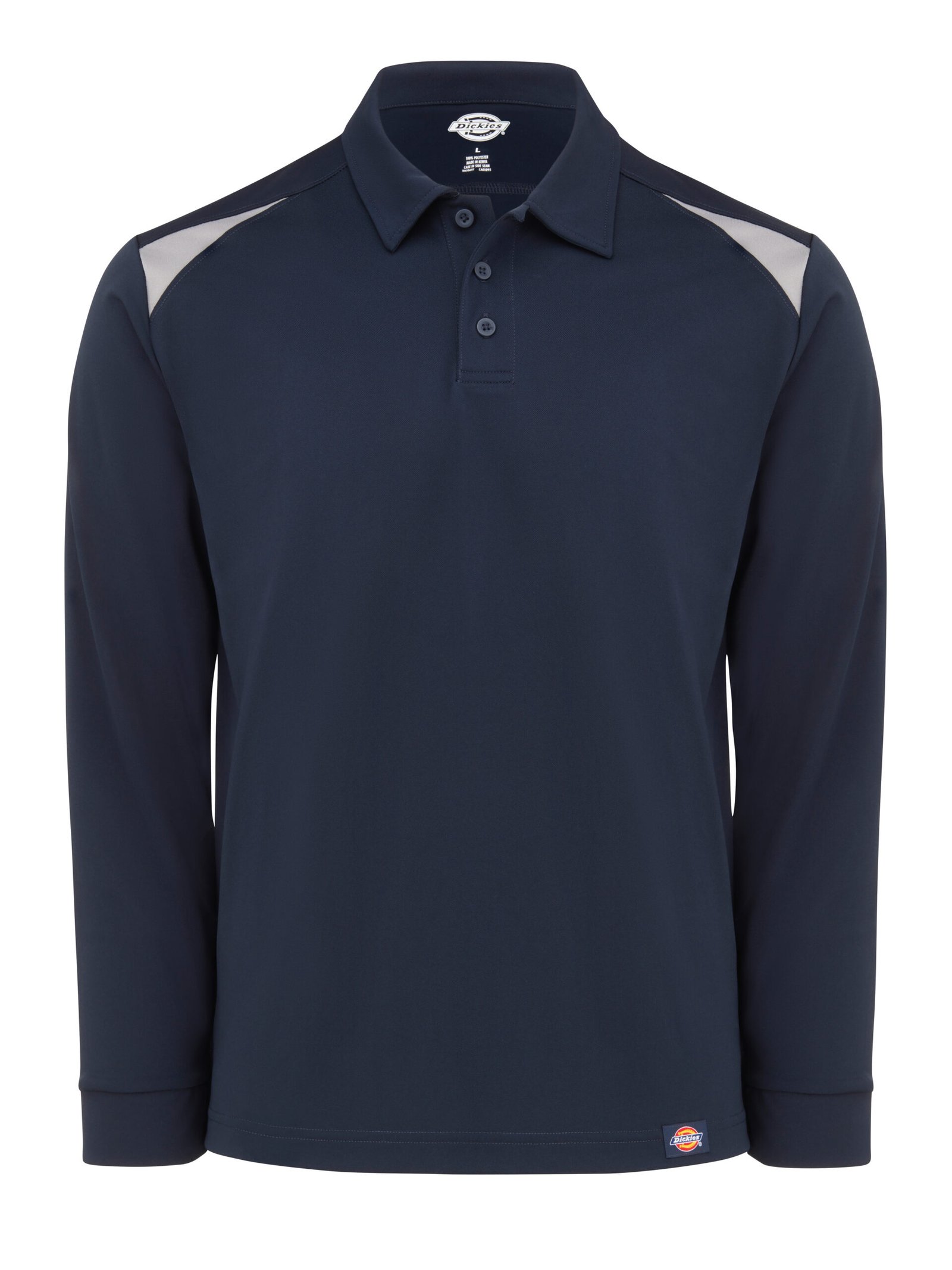 Men's Team Performance Long-Sleeve Polo - Image 2