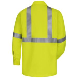 Men's Midweight FR Hi-Visibility Work Shirt
