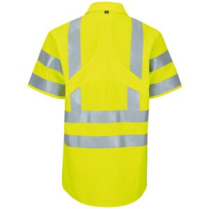 Short Sleeve Hi-Visibility Ripstop Work Shirt with MIMIX® + OilBlok, Type R Class 3