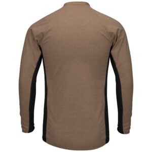 Men's FR Long Sleeve Base Layer with Concealed Chest Pocket