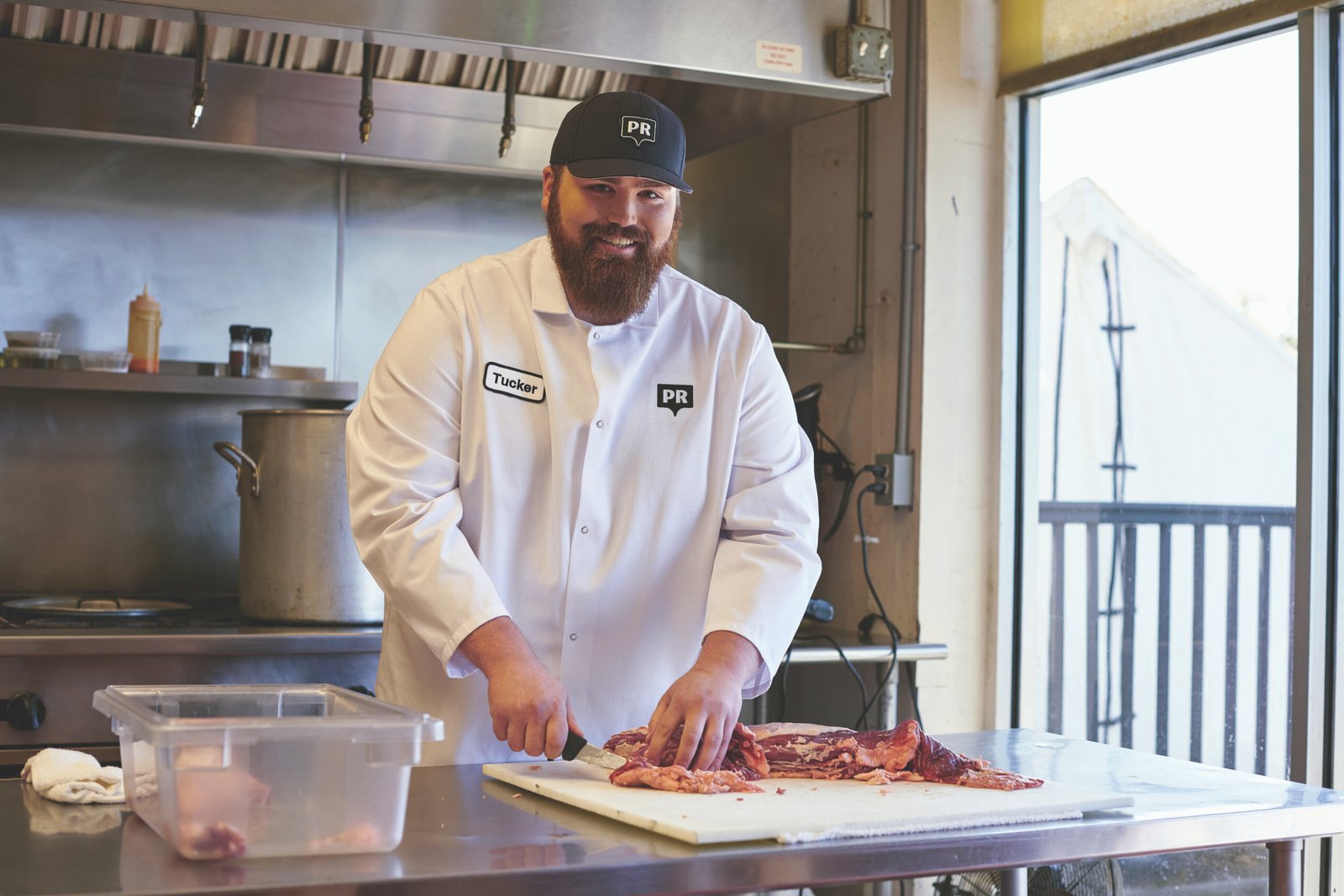 Gripper-Front Short Butcher Coat - Image 5