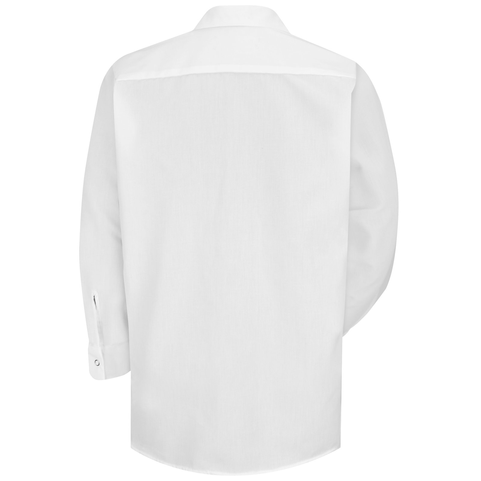 Men’s Long Sleeve Specialized Pocketless Polyester Work Shirt
