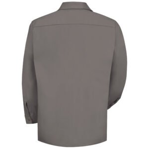Men's Long Sleeve Wrinkle-Resistant Cotton Work Shirt