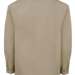 Men's Industrial Heavyweight Twill Long-Sleeve Shirt