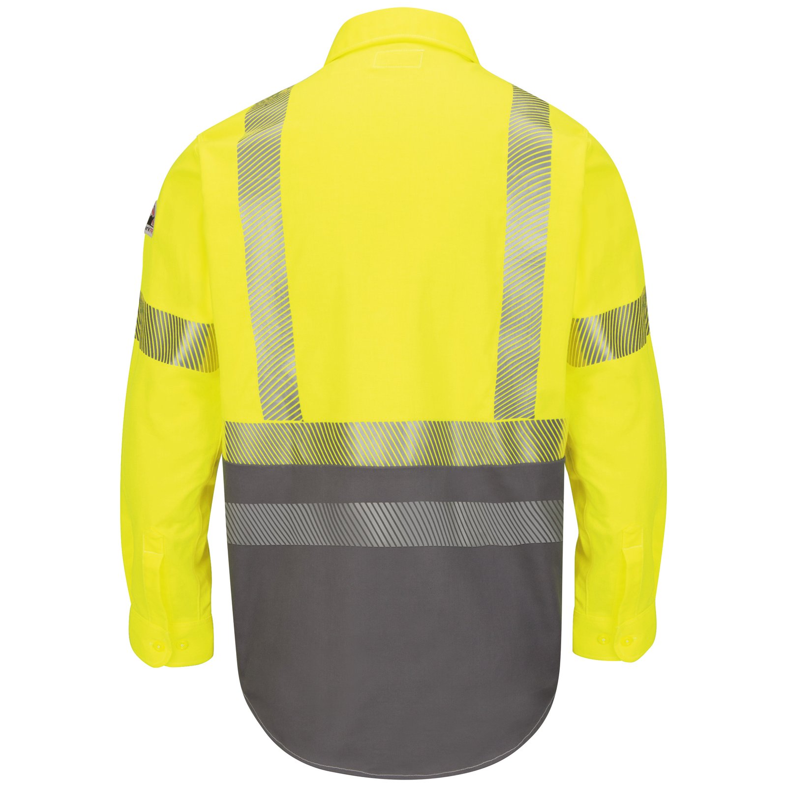 Men's Hi-Visibility Color-Block Uniform Shirt