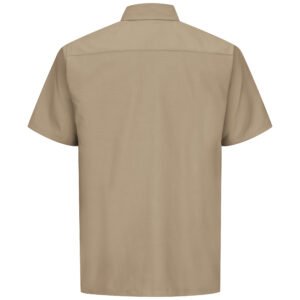 Men's Short Sleeve Solid Rip Stop Shirt