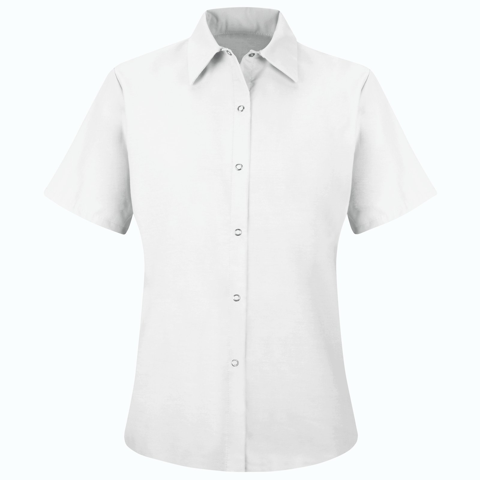 Women's Short Sleeve Specialized Pocketless Work Shirt - Image 2