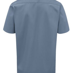 Men's Short Sleeve Wrinkle-Resistant Cotton Work Shirt
