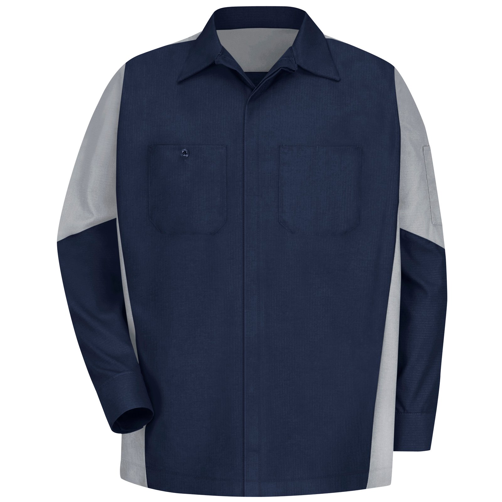 Men's Long Sleeve Two-Tone Crew Shirt - Image 2
